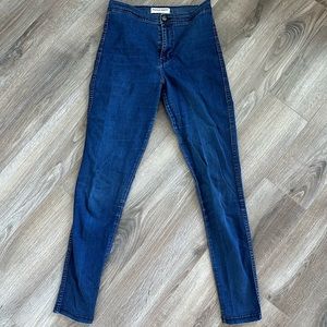 American Apparel High Waist Skinny Jeans